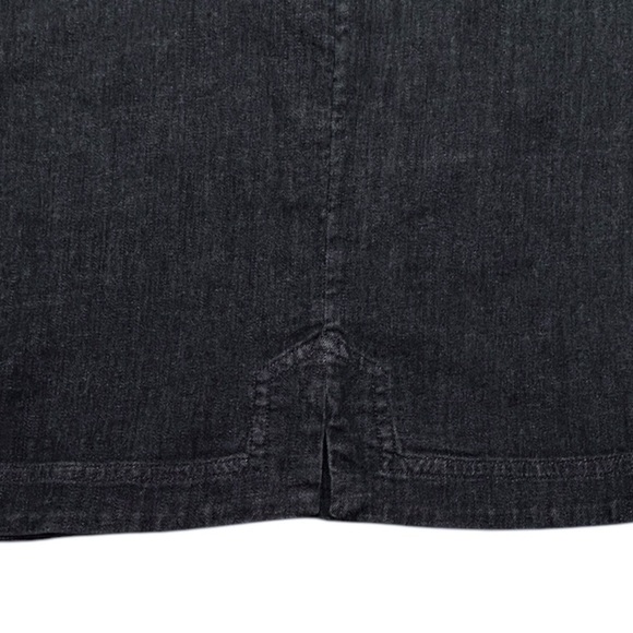 BODEN Freya Blue Denim Sheath Dress Stretch Short Sleeve Knee Length sz 6 - Picture 10 of 12